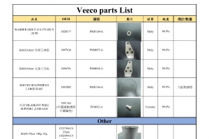 VEECO K465I PARTS LIST_04